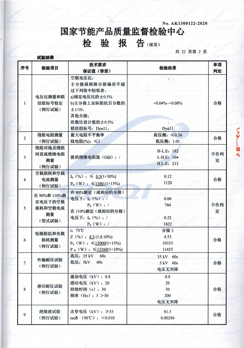 高低压试验报告-S11-1250大宁大宁大宁油浸式变压器-2.jpg